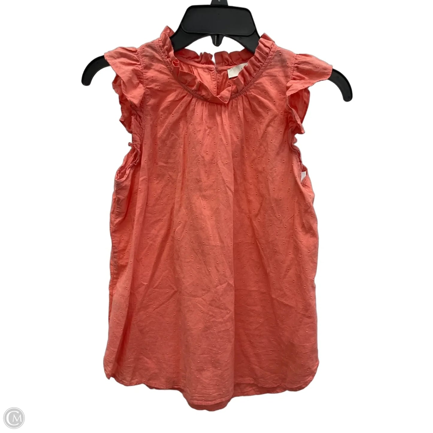 Top Short Sleeve By Loft In Pink, Size: Xs