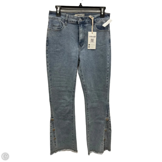 Jeans Flared By Charlie B In Blue Denim, Size: 4