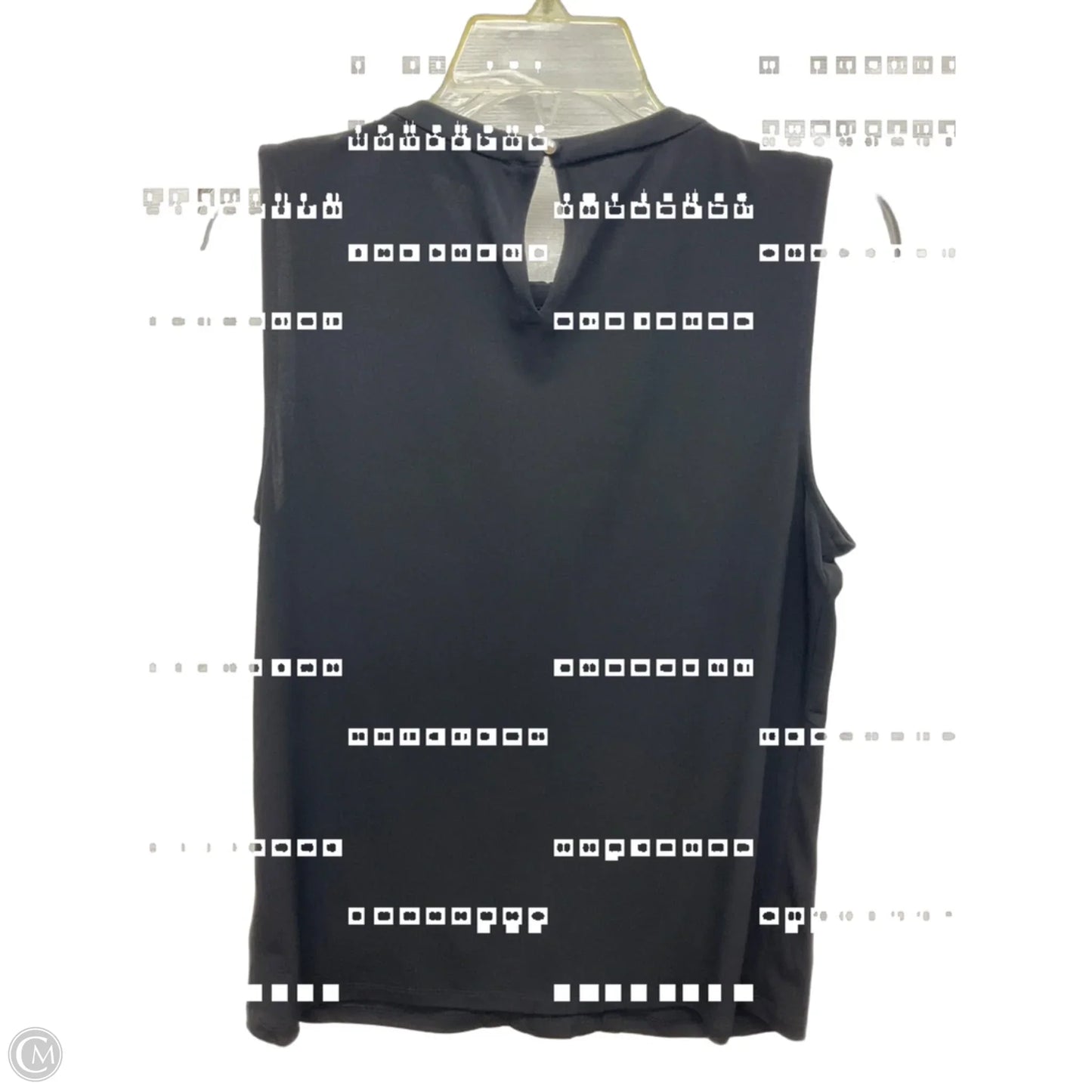 Top Sleeveless Designer By Karl Lagerfeld In Black, Size: S
