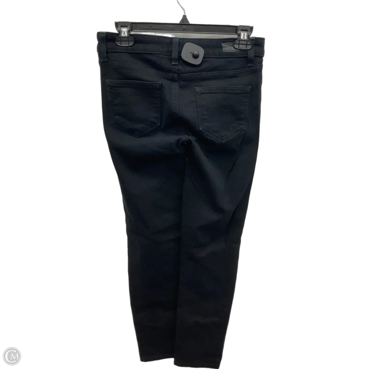 Jeans Skinny By Paige In Black Denim, Size: 4