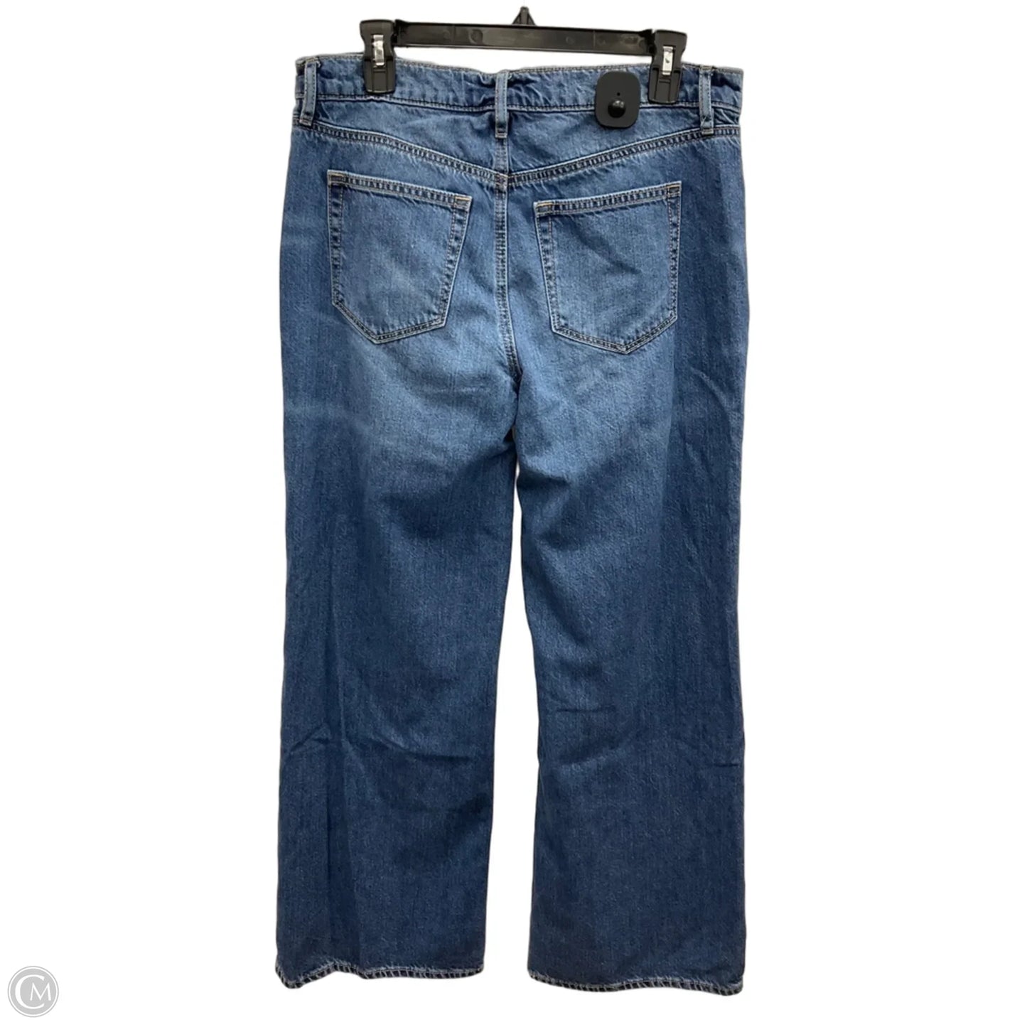 Jeans Wide Leg By Loft In Blue Denim, Size: 8