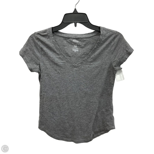 Top Short Sleeve Basic By Sonoma In Grey, Size: Xsp