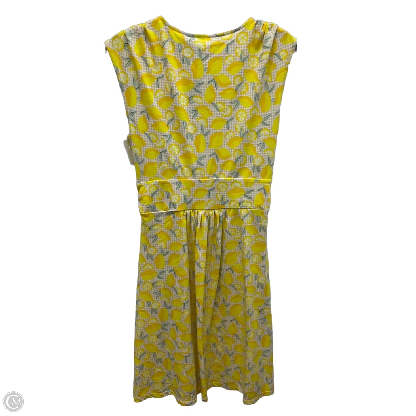 Dress Casual Short By Lands End In Yellow, Size: M