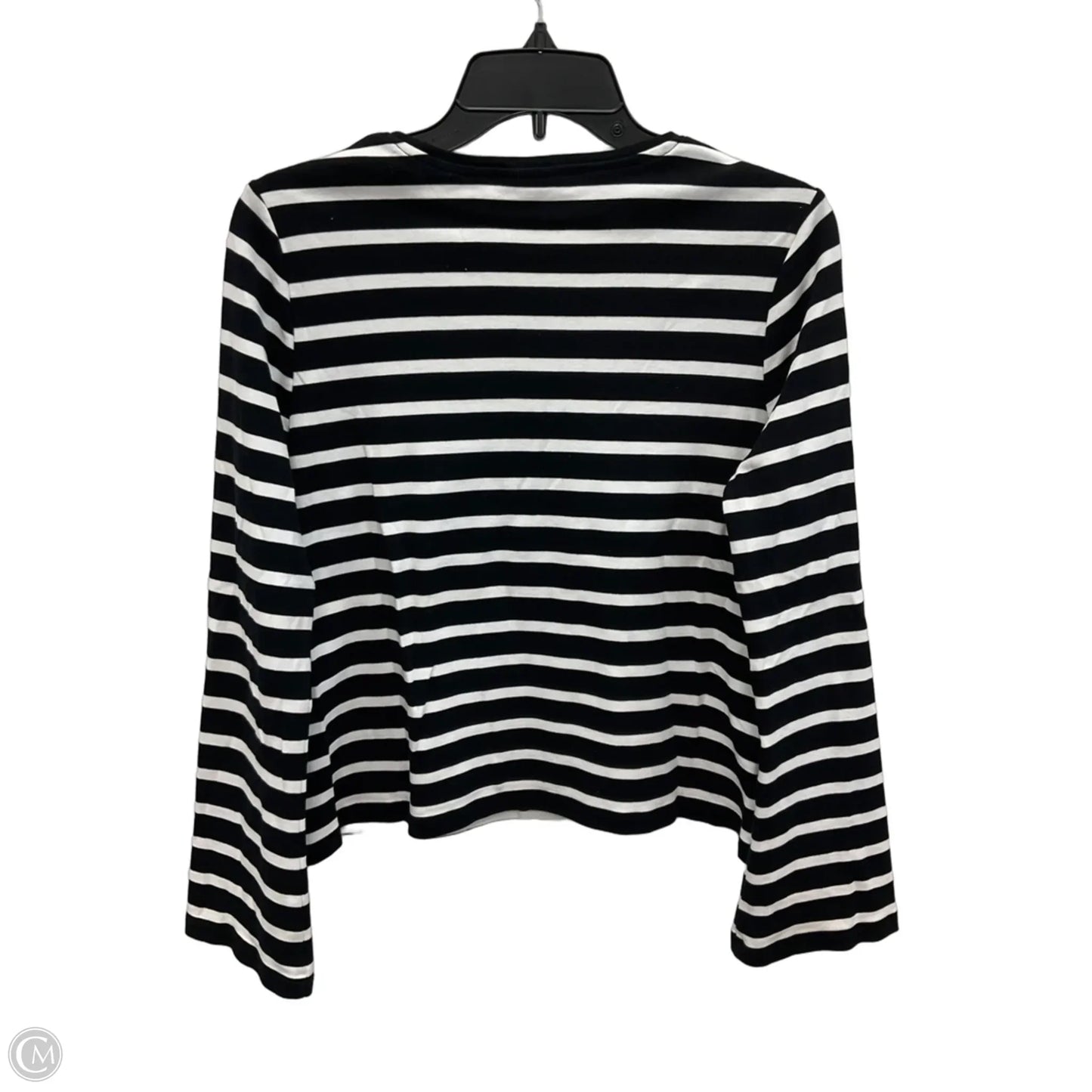 Top Long Sleeve By Chicos In Striped Pattern, Size: M