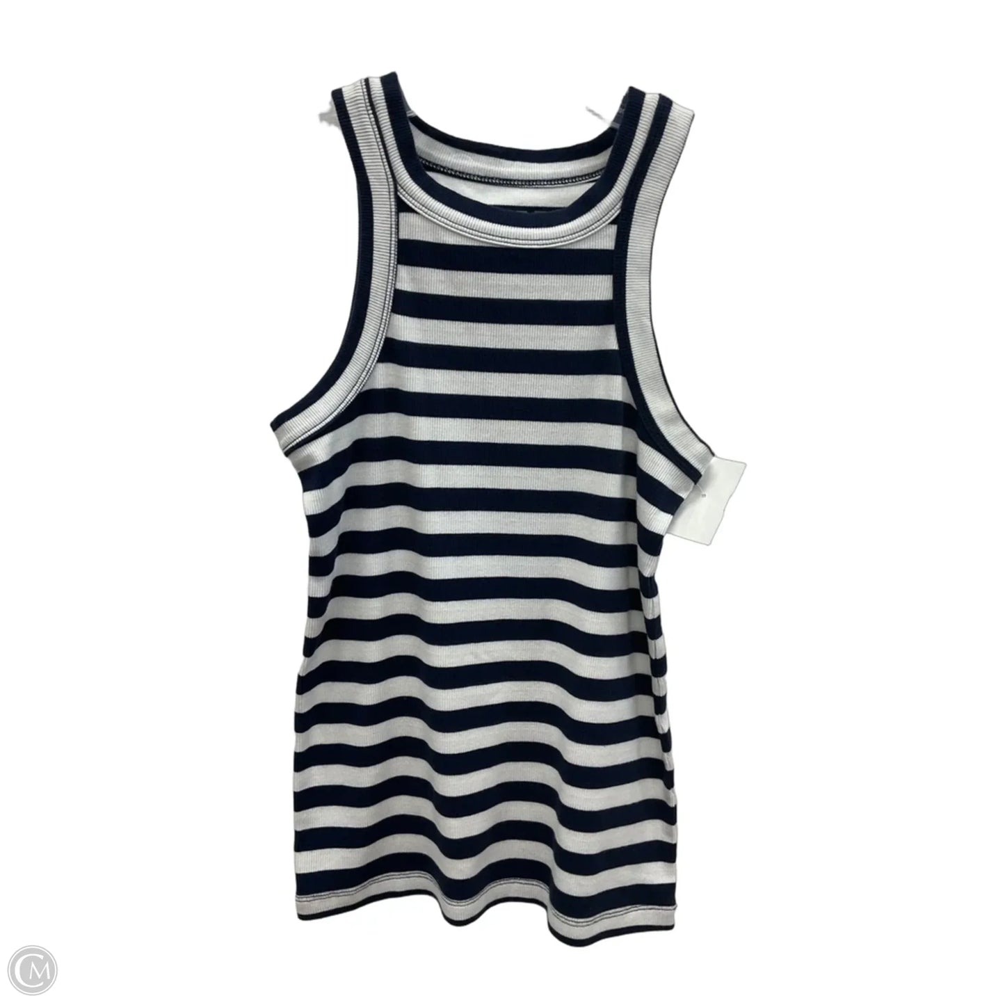 Top Sleeveless By Loft In Striped Pattern, Size: S