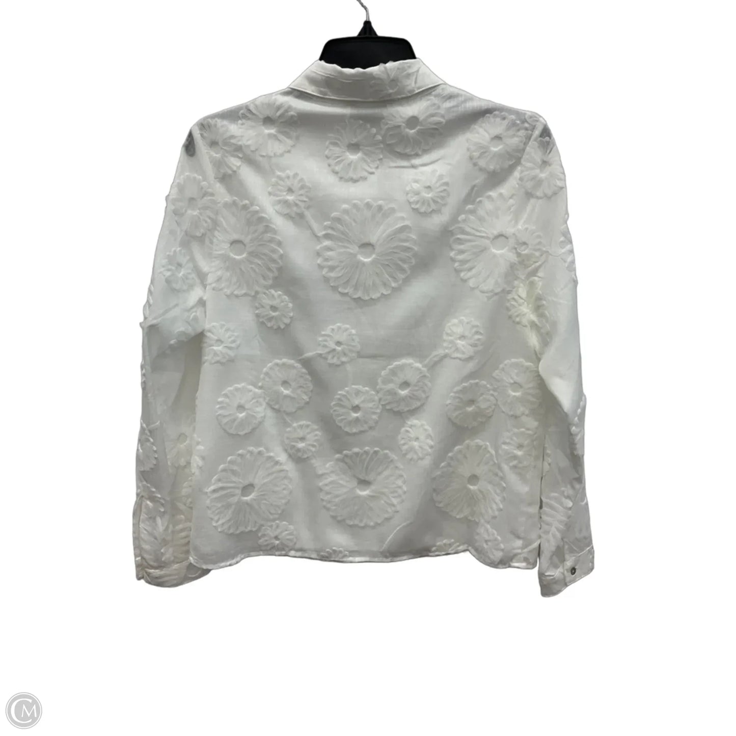 Blouse Long Sleeve By Nanette By Nanette Lepore In White, Size: S