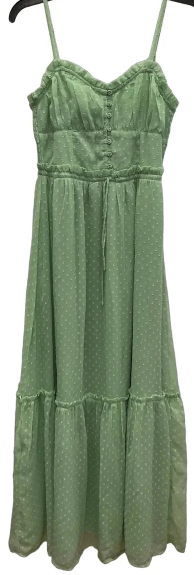 Dress Casual Maxi By Patrons Of Peace In Green, Size: S