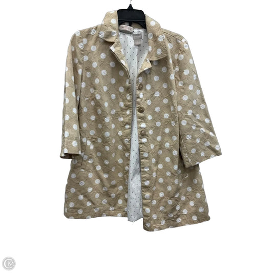 Blazer By Chicos In Polkadot Pattern, Size: M
