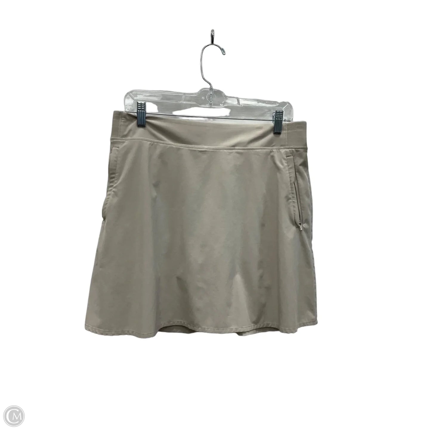 Athletic Skort By Athleta In Tan, Size: L