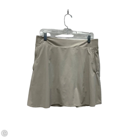 Athletic Skort By Athleta In Tan, Size: L