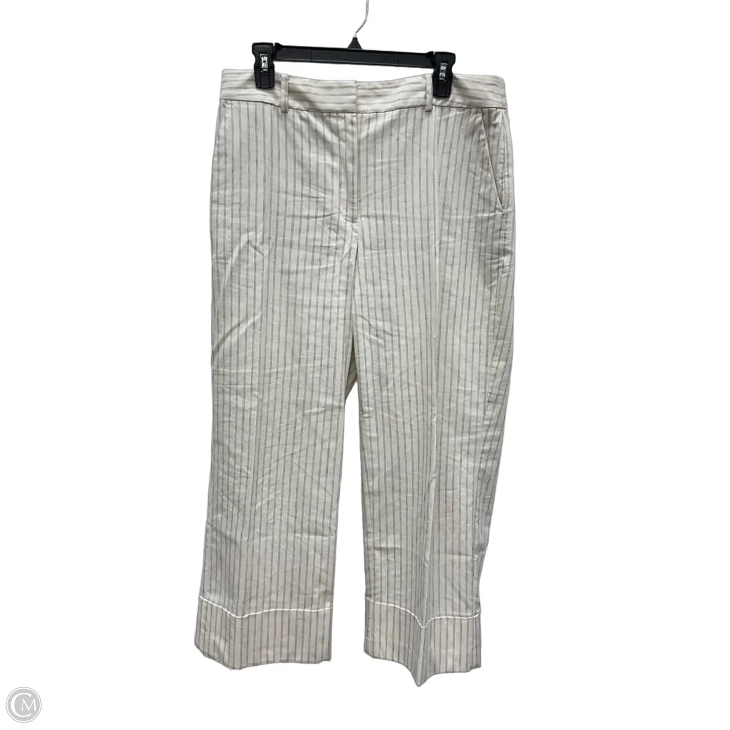 Pants Dress By Loft In Striped Pattern, Size: 12p