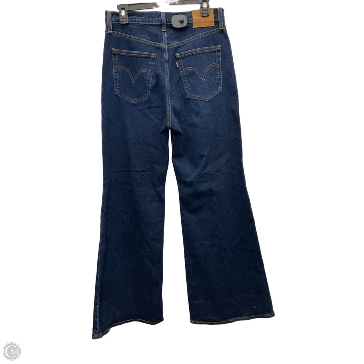 Jeans Flared By Levis In Blue Denim, Size: 8