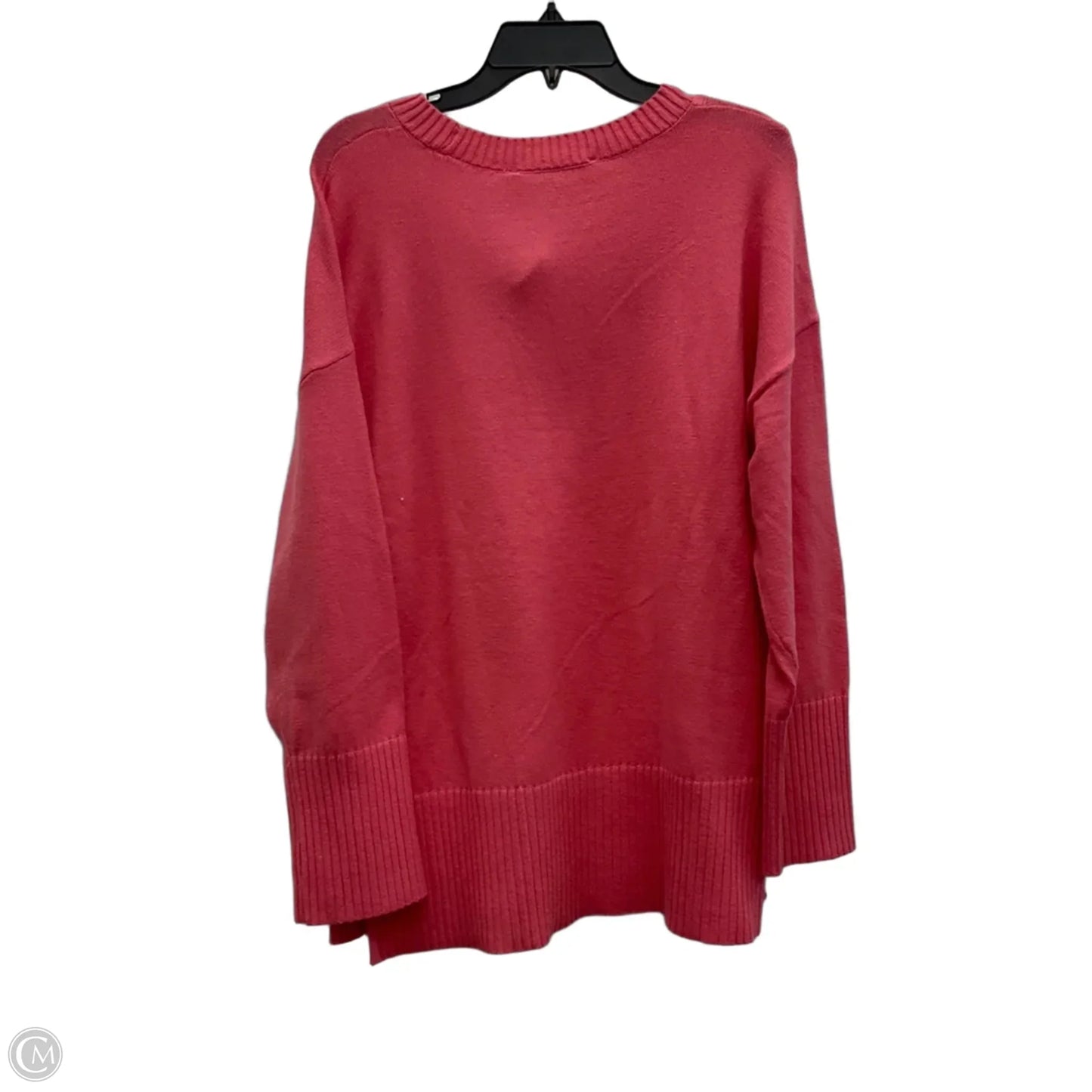 Top Long Sleeve By Loft In Pink, Size: L
