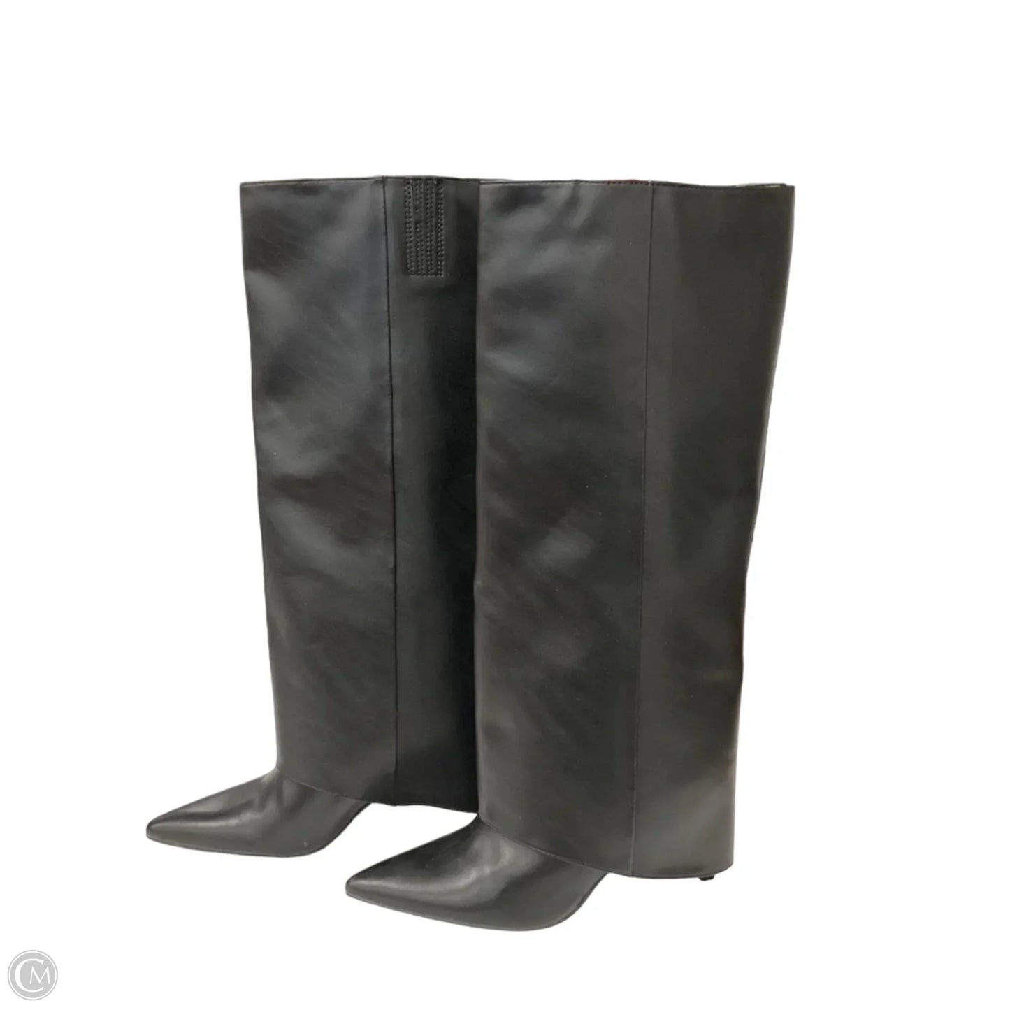 Boots Knee Heels By Open Edit In Black, Size: 8
