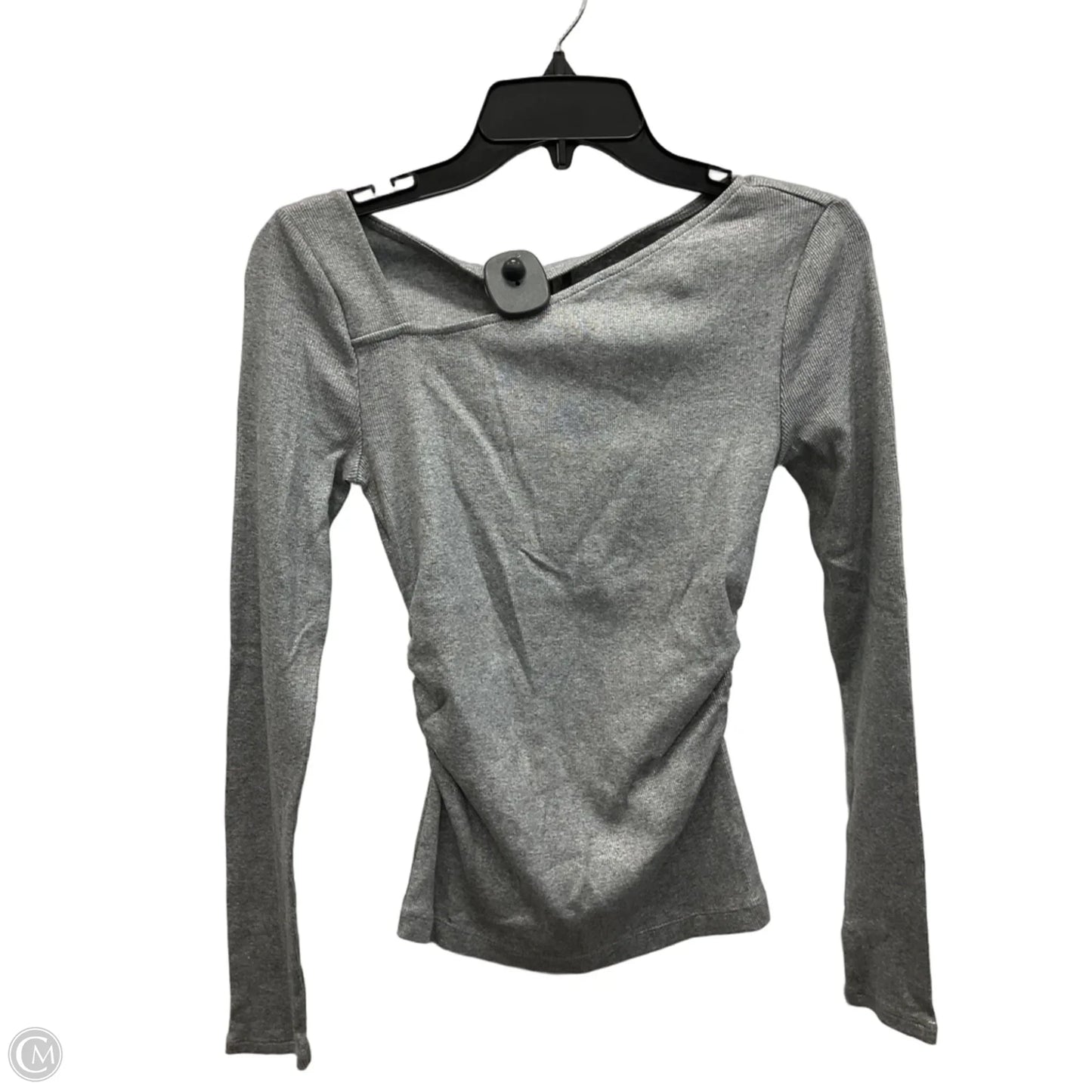 Top Long Sleeve By Anthropologie In Silver, Size: Xs