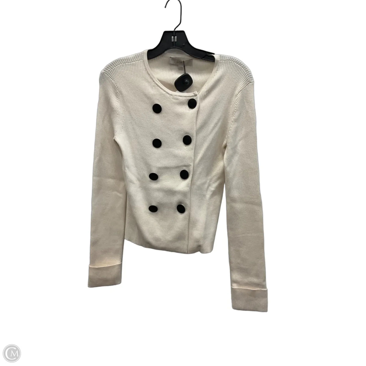 Cardigan By Loft In White, Size: M