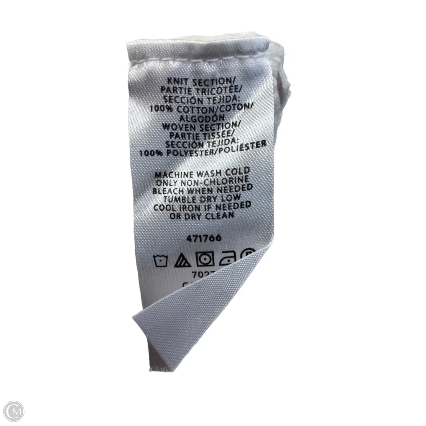 Top Sleeveless By Loft In White, Size: L