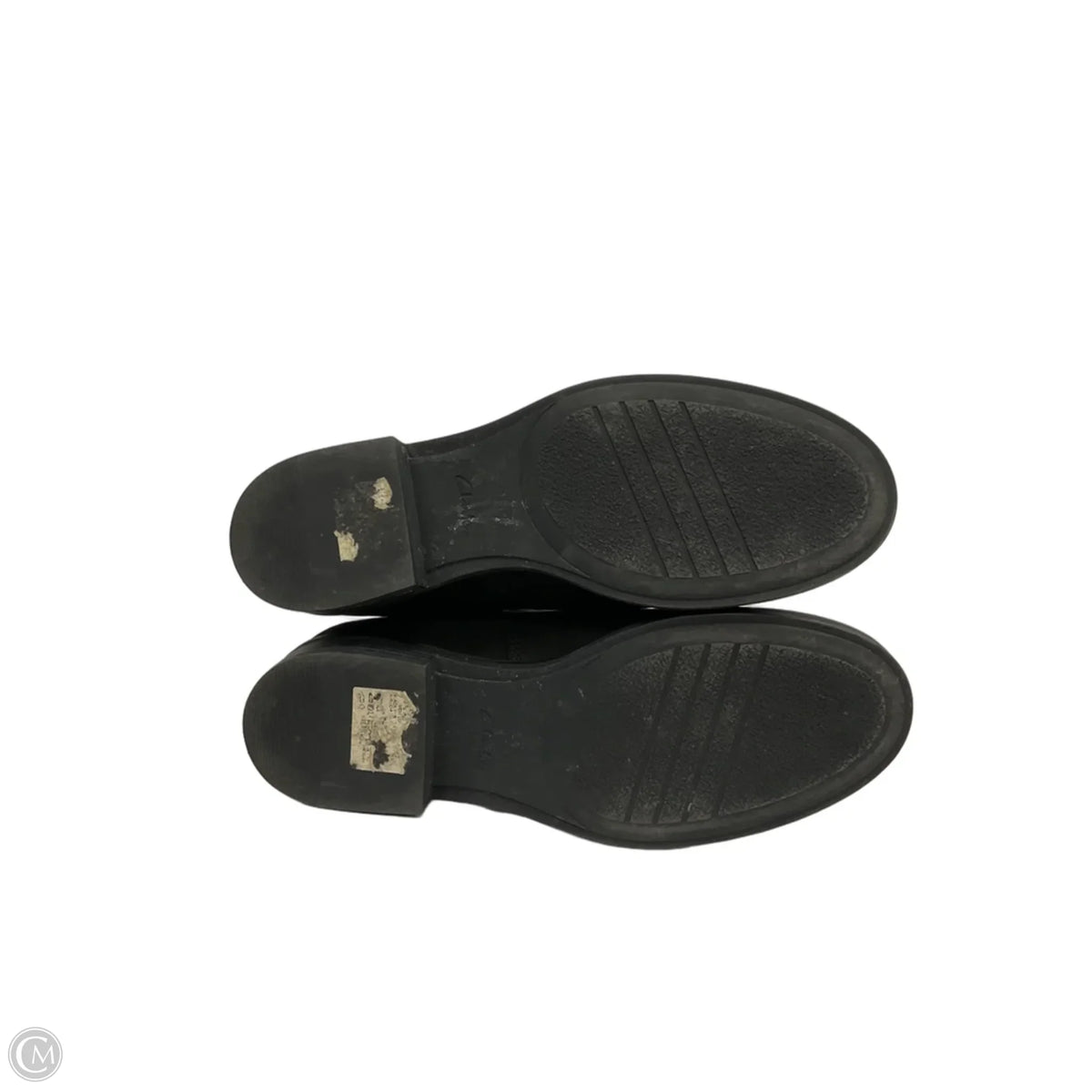 Boots Ankle Flats By Clarks In Black, Size: 7.5