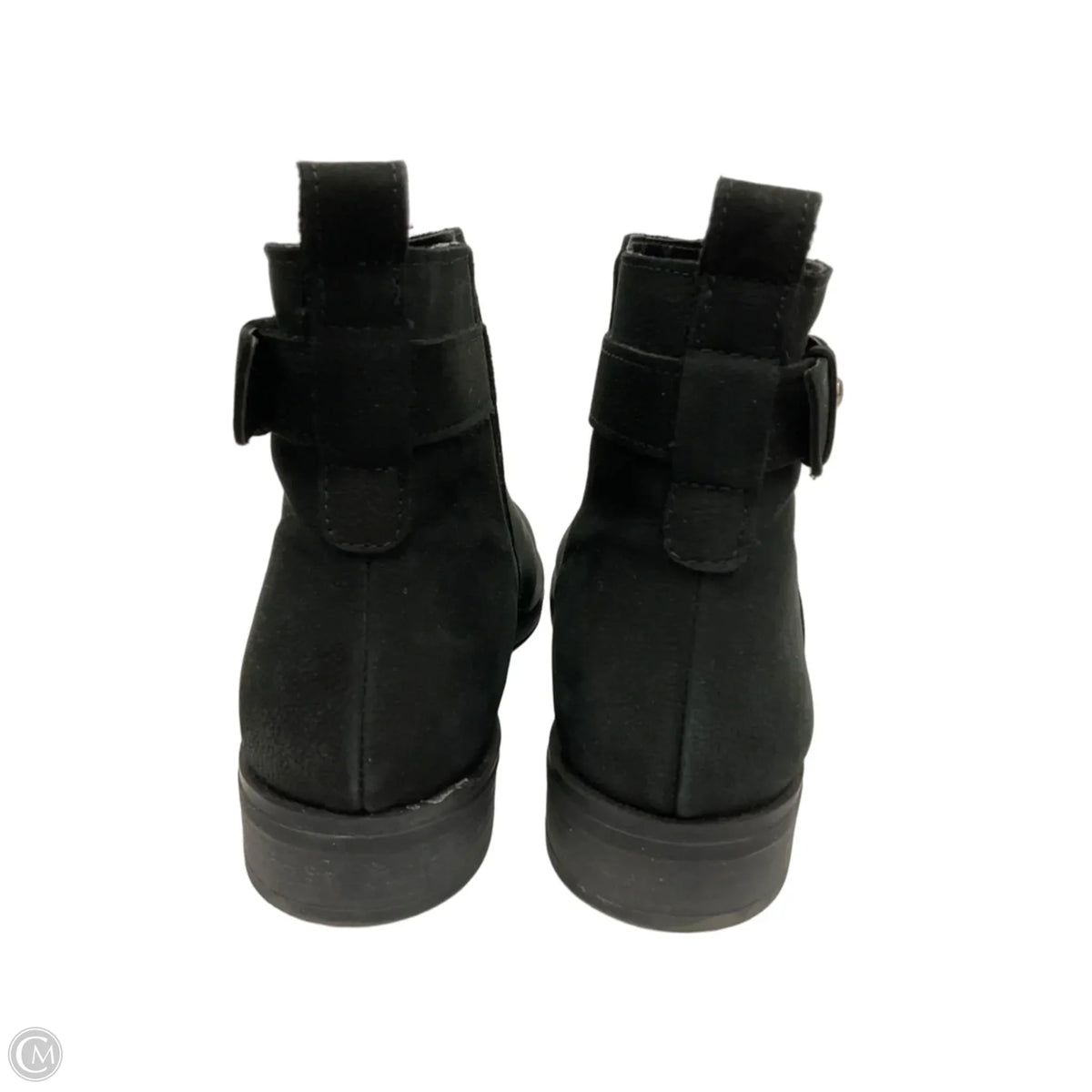 Boots Ankle Flats By Clarks In Black, Size: 7.5