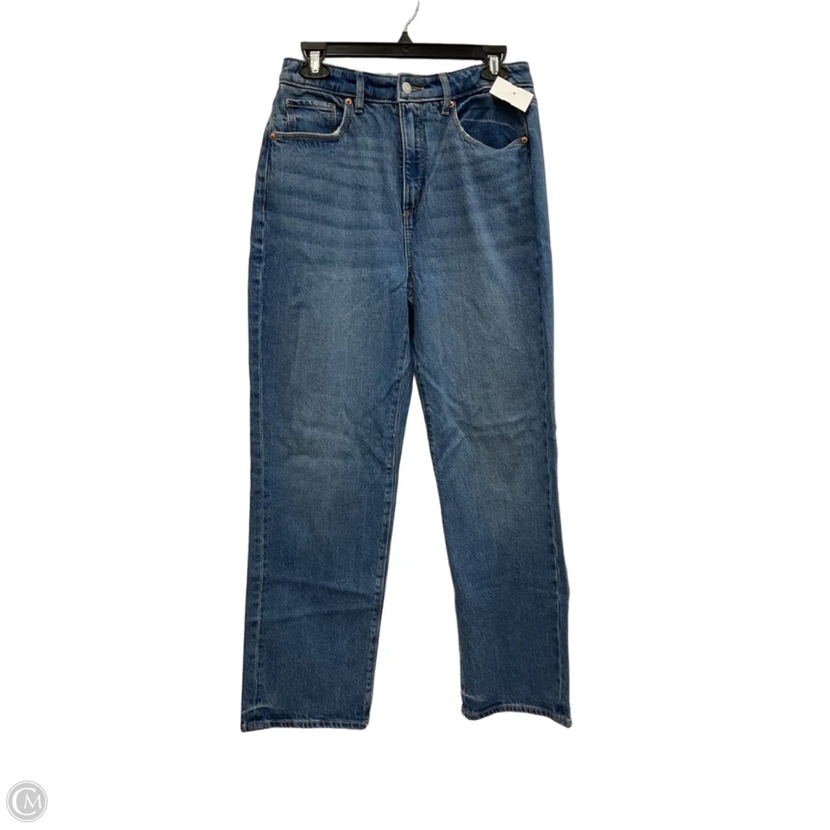Jeans Straight By Loft In Blue Denim, Size: 6
