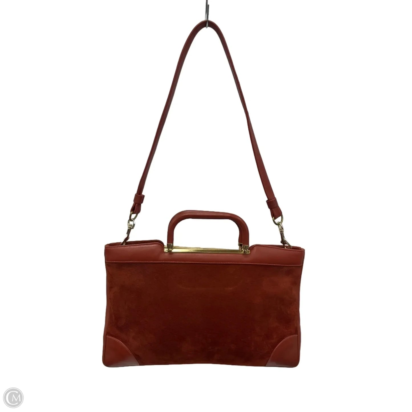 Handbag Leather By Cma, Size: Medium