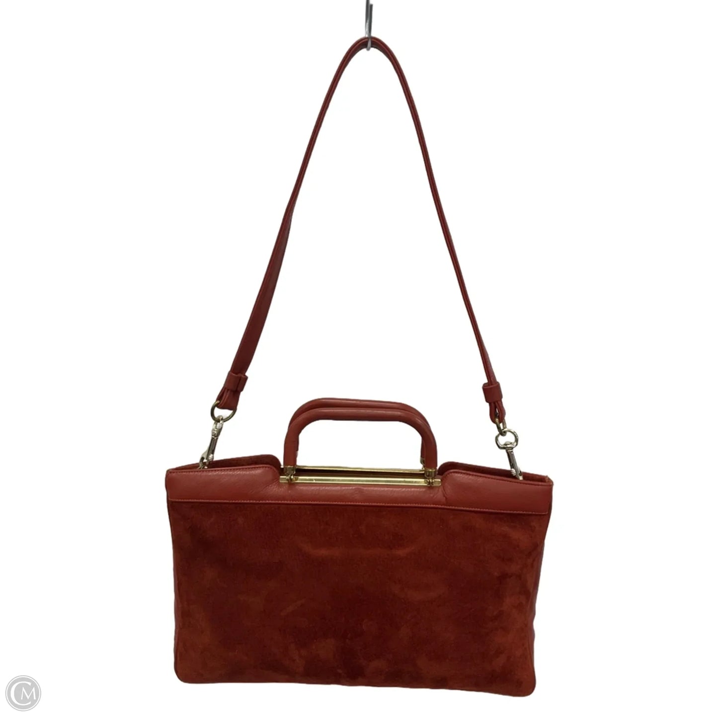 Handbag Leather By Cma, Size: Medium