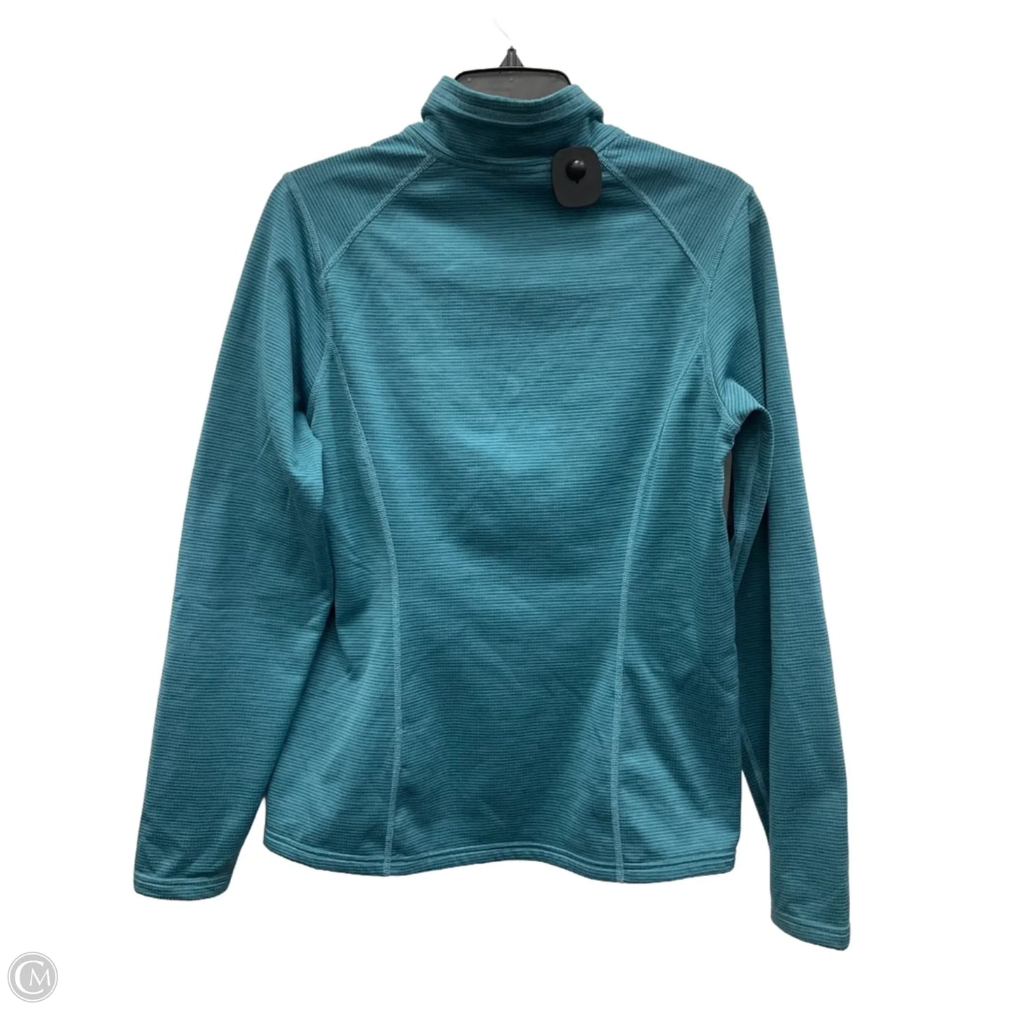 Athletic Top Long Sleeve Collar By The North Face In Grey, Size: M