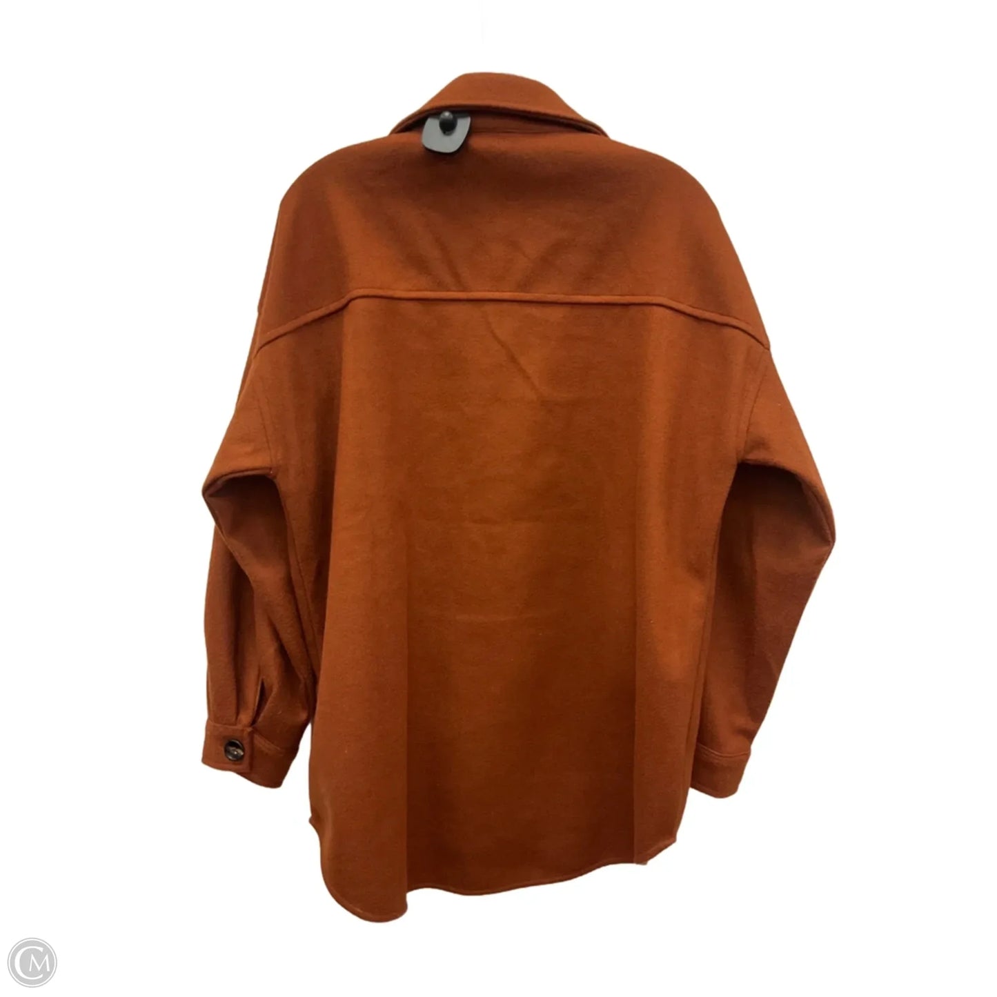 Jacket Shirt By Staccato In Brown, Size: S