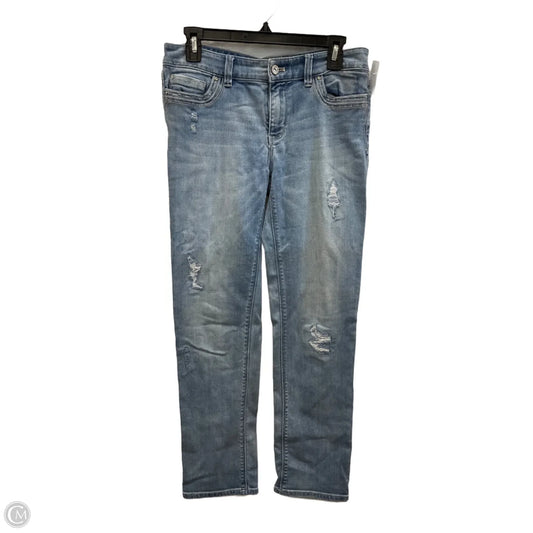 Jeans Cropped By White House Black Market In Blue Denim, Size: 4