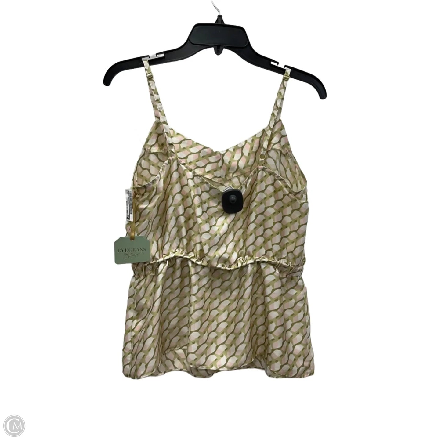 Top Sleeveless By Ryegrass In Green & Pink, Size: M