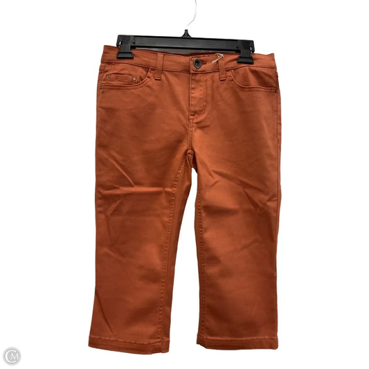 Capris By Natural Reflections In Orange, Size: 4