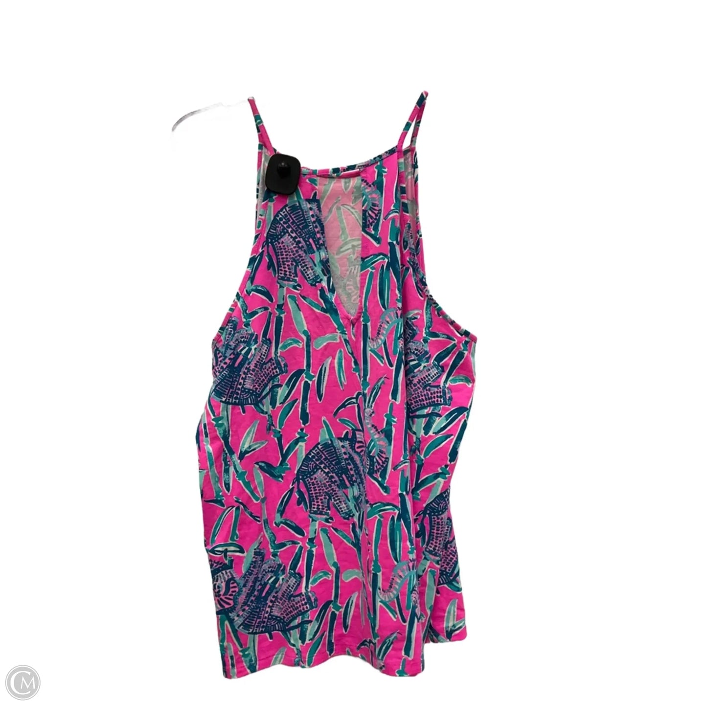 Top Sleeveless Designer By Lilly Pulitzer In Pink, Size: Xl