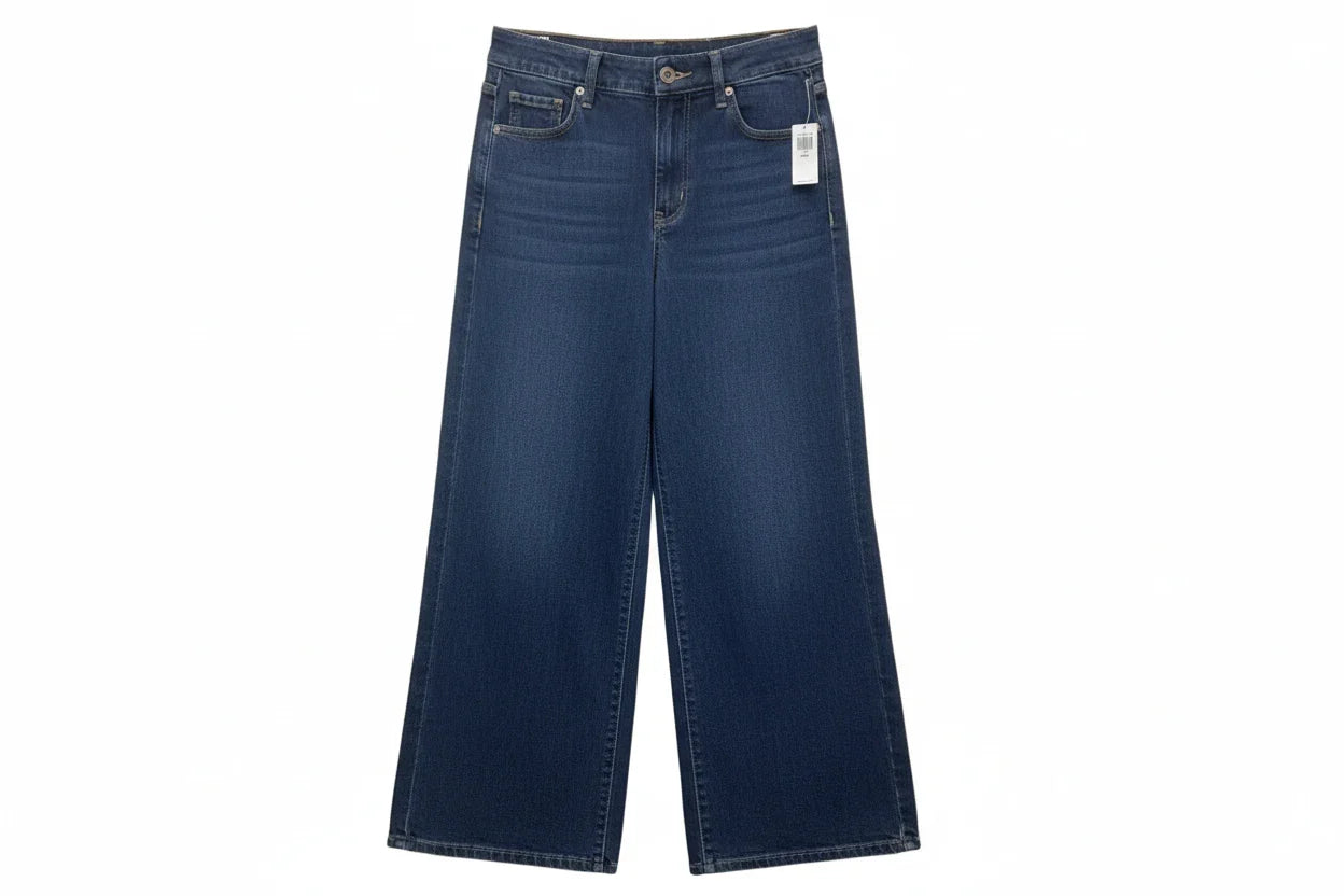Jeans Wide Leg By Old Navy In Blue Denim, Size: 0
