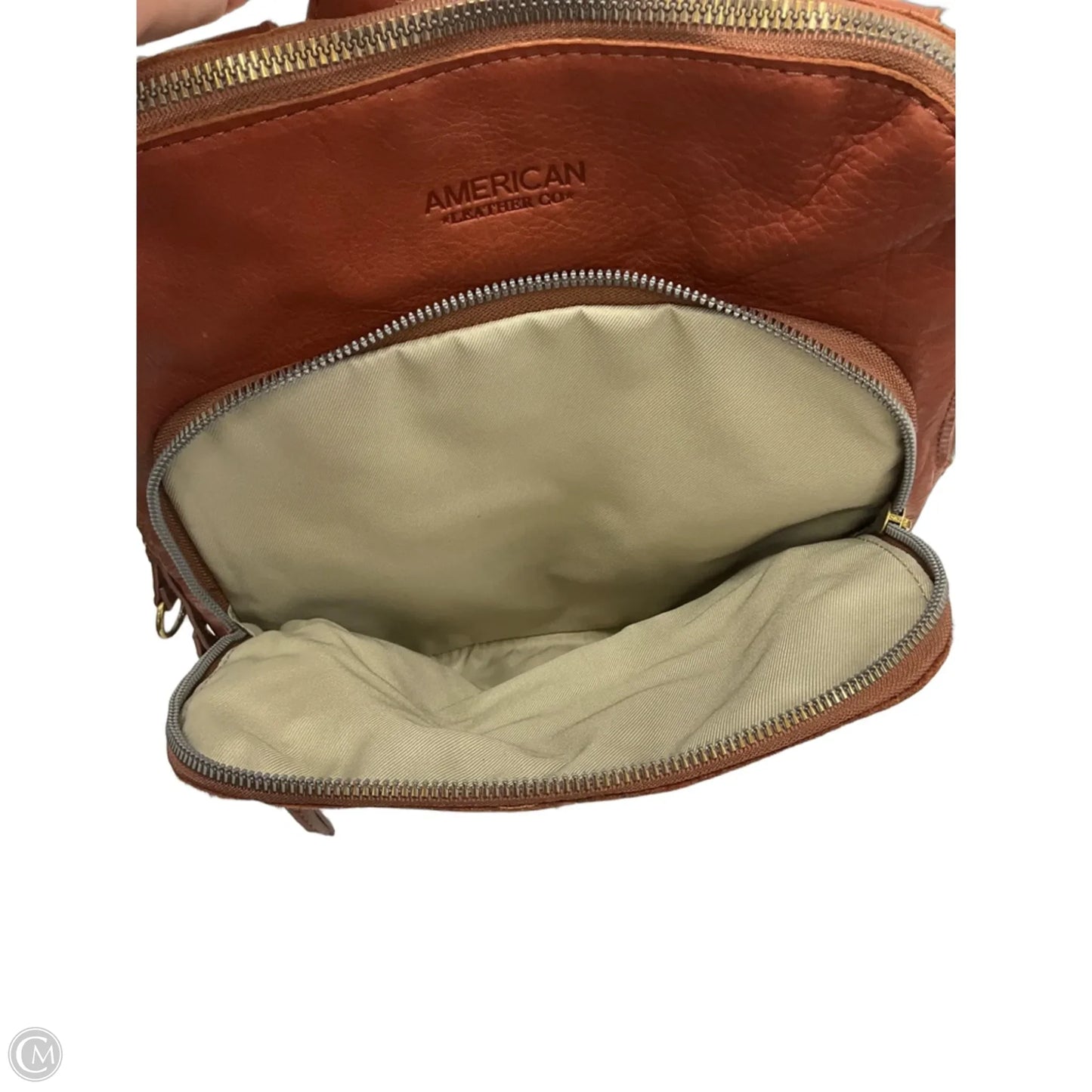 Crossbody Leather By Cmb, Size: Medium