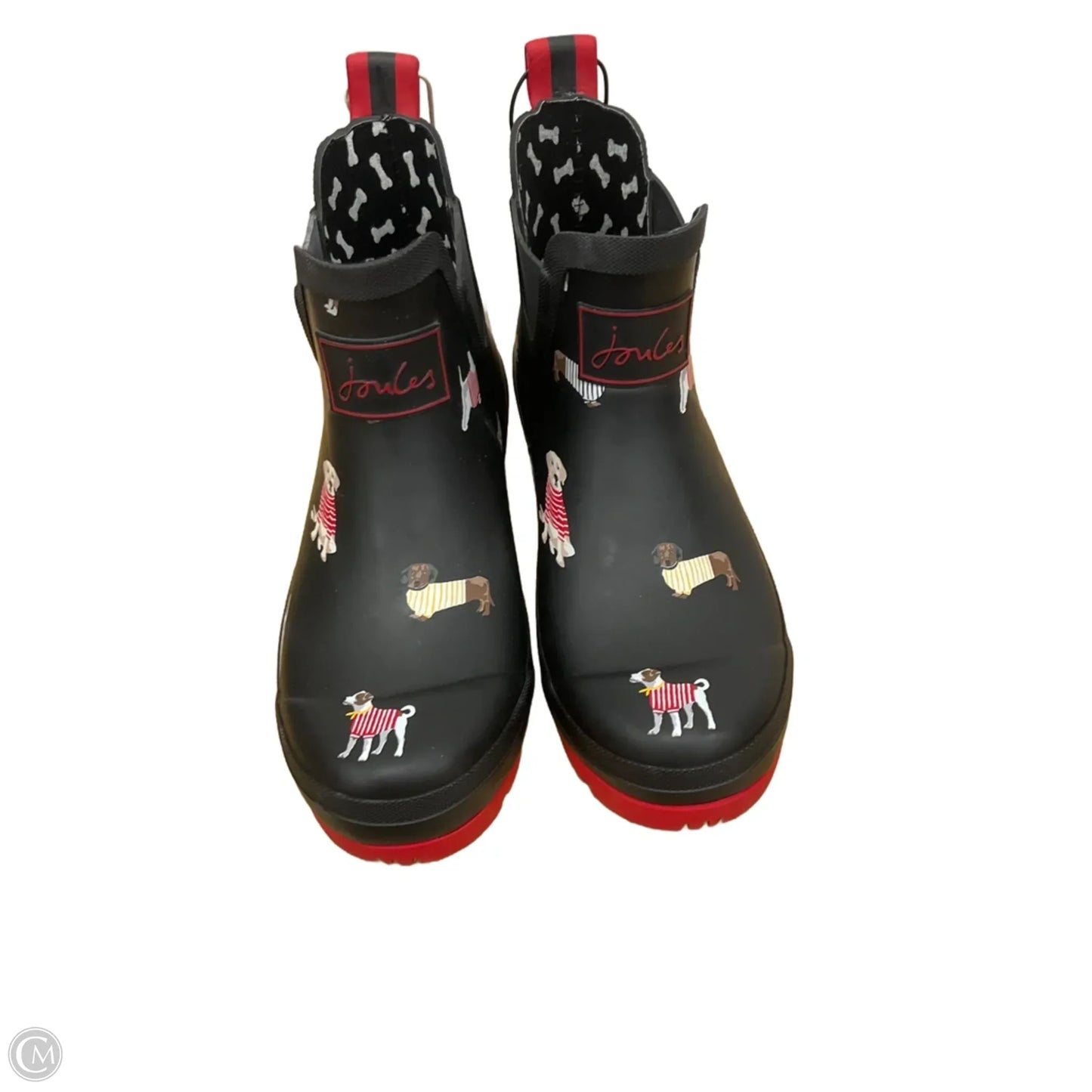 Boots Ankle Flats By Joules In Black, Size: 7