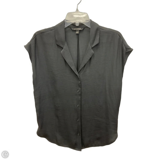 Blouse Sleeveless By Banana Republic In Black, Size: S