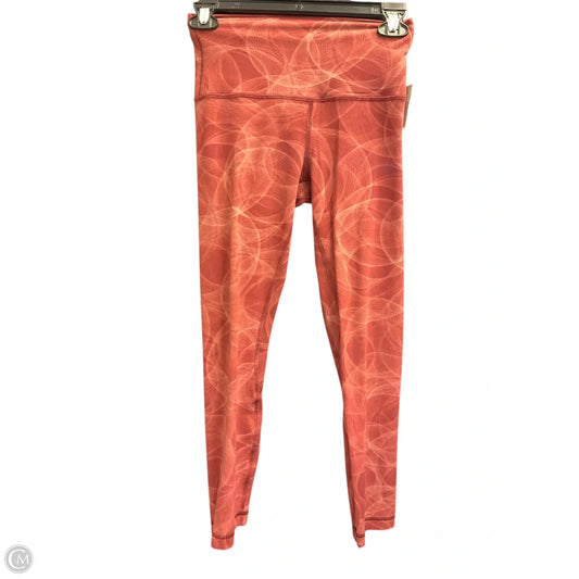 Athletic Leggings By Lululemon In Red, Size: S