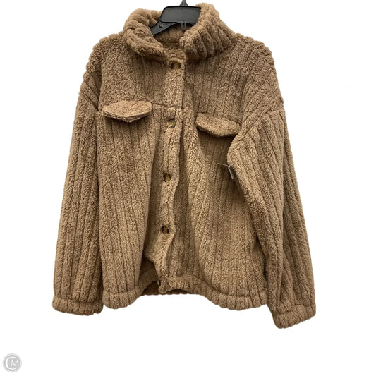 Jacket Other By Clothes Mentor In Brown, Size: L