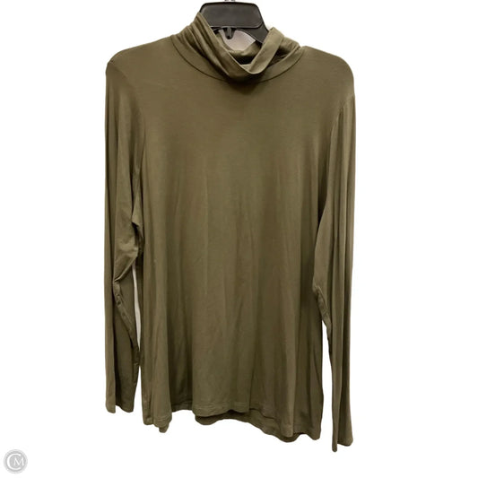 Top Long Sleeve By Tahari In Green, Size: Xl