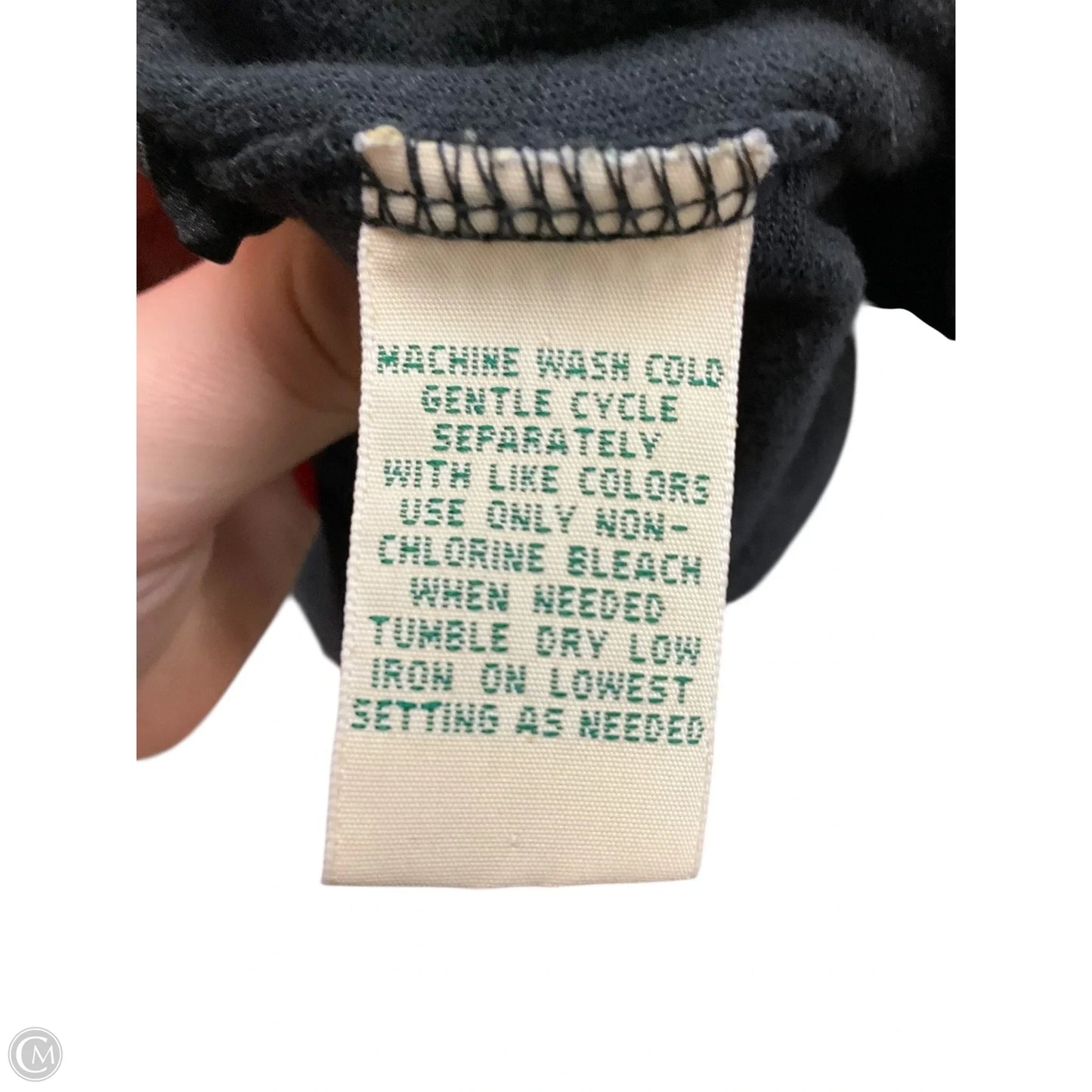 Top Long Sleeve By St Johns Bay In Black, Size: L