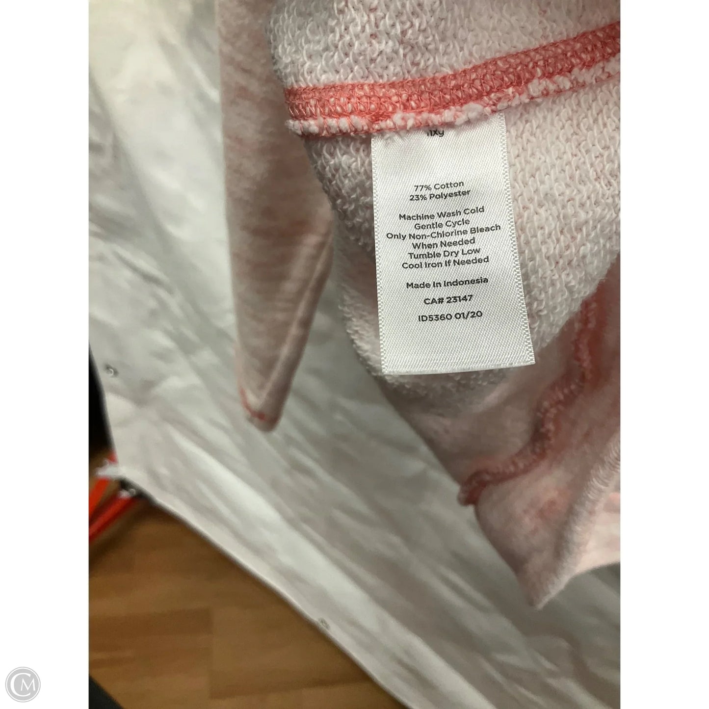 Athletic Jacket By Talbots In Pink, Size: L