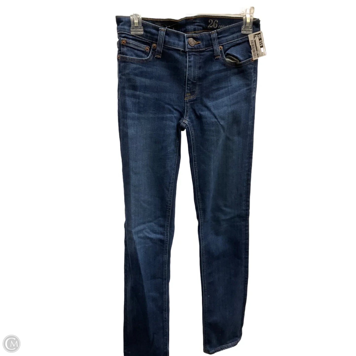 Jeans Straight By J. Crew In Blue Denim, Size: 2