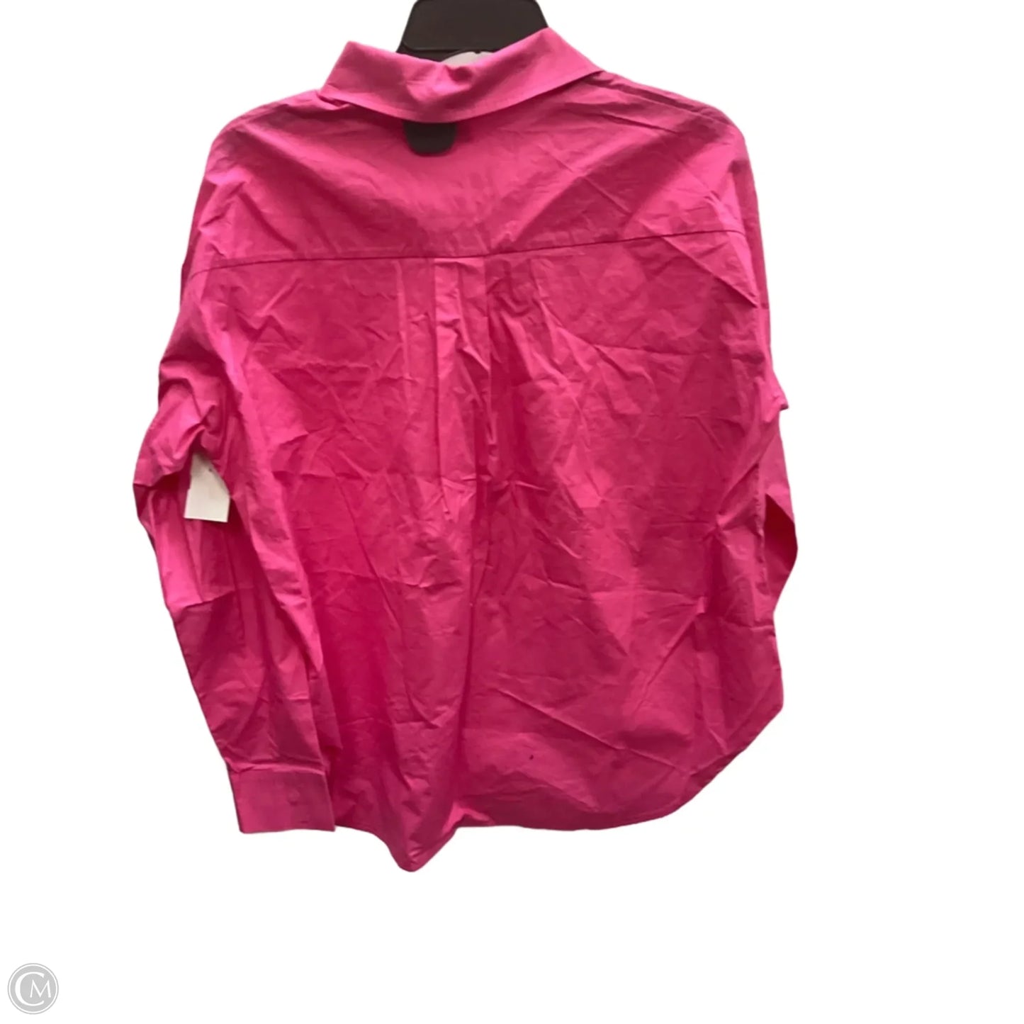 Blouse Long Sleeve By Clothes Mentor In Pink, Size: S