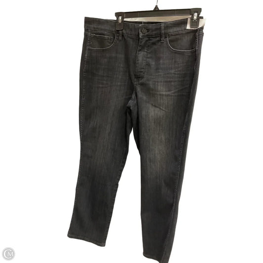 Jeans Straight By White House Black Market In Black, Size: 12