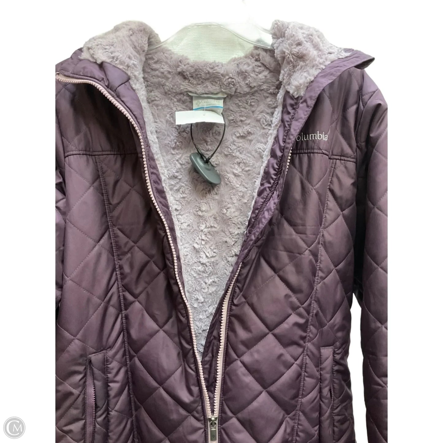 Coat Puffer & Quilted By Columbia In Purple, Size: M