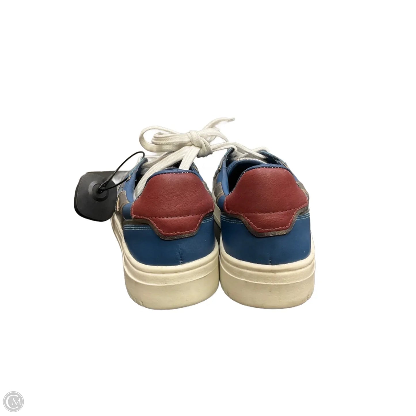 Shoes Sneakers By Free People In Blue & Silver, Size: 8