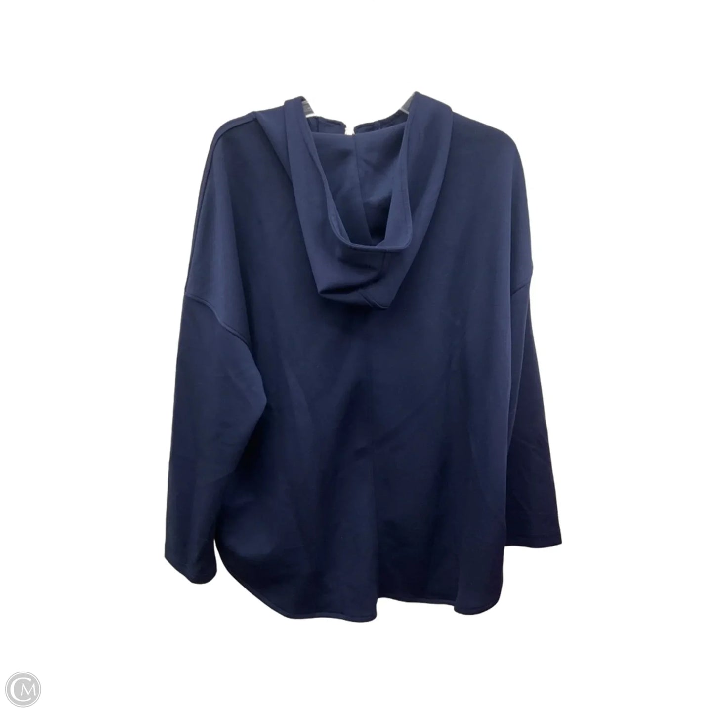 Sweatshirt Collar By Clothes Mentor In Navy, Size: M