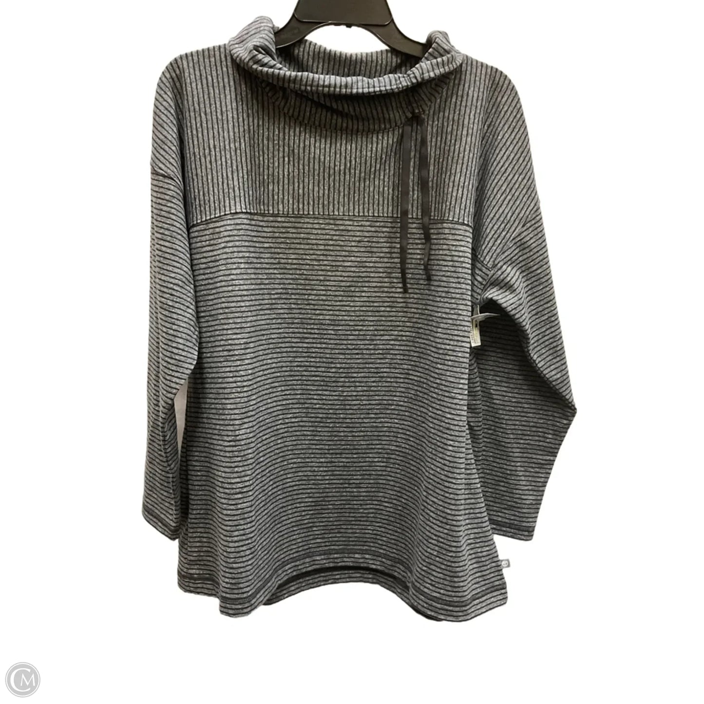 Top Long Sleeve By Talbots In Striped Pattern, Size: Xlp