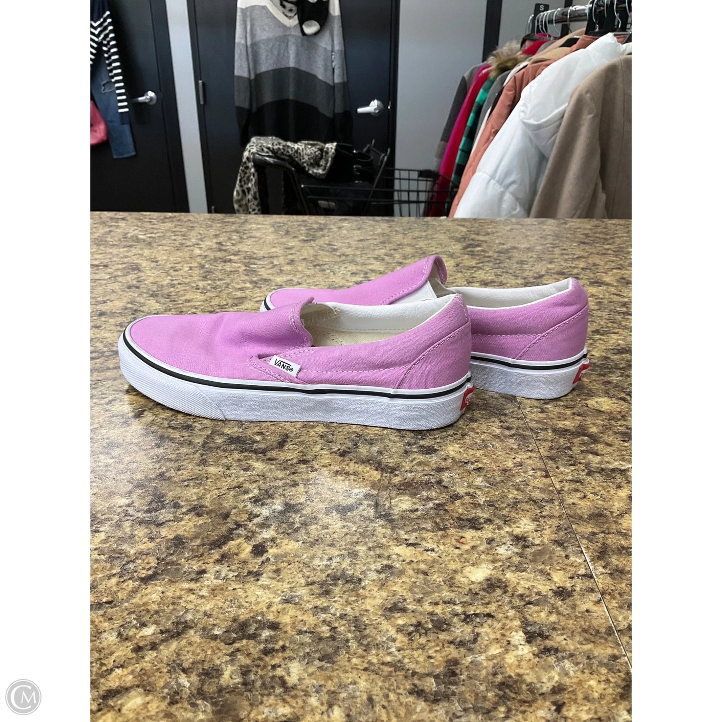 Shoes Sneakers By Vans In Pink, Size: 6.5
