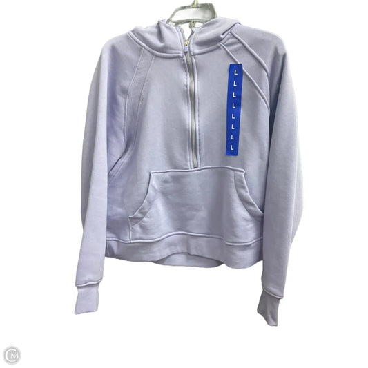 Sweatshirt Hoodie By Danskin In Purple, Size: L